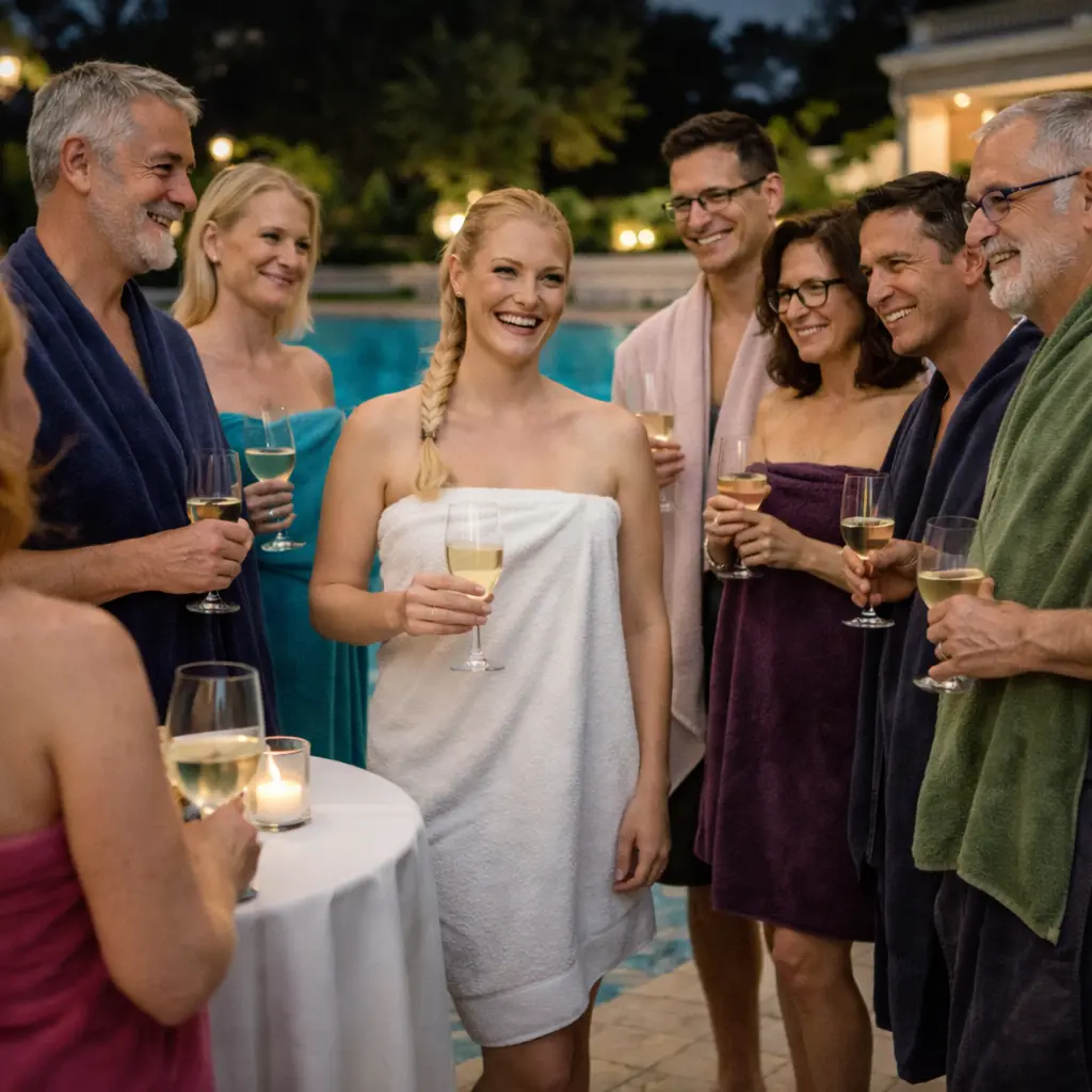 Tony (57), Tippi (47), Doris (52), Lucy (26), Marc (33), Herr Müller (60), Frau Müller (55), Herr Weber (58), Frau Weber (50) Smalltalk nach dem SEX