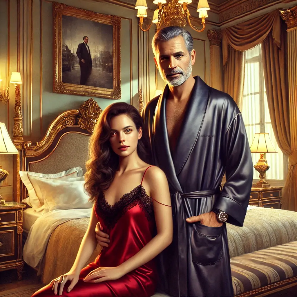 Tony (52) Isabella (22)  im Bett