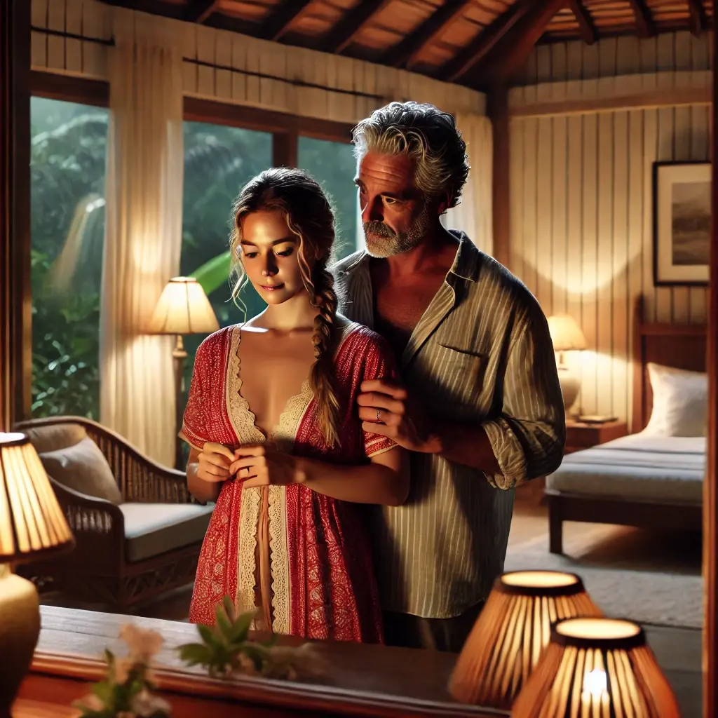 im Schlafzimmer - Lucy im Bett 