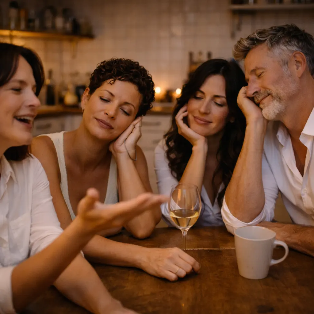 Tony & Tippi nachts in der Küche 08